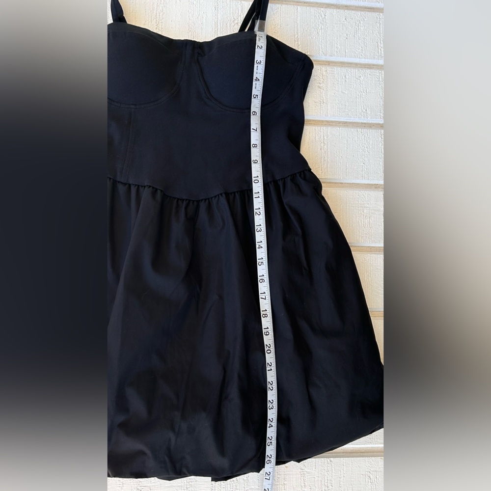 Madden NYC Women’s Corset‎ Bubble Hem Mini Dress Adjustable Straps Black Size Lg - Picture 14 of 14
